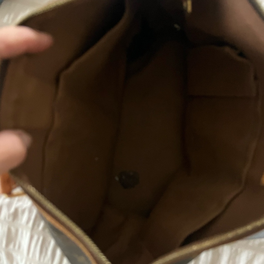 Louis Vuitton Dark Brown Monogram Tote - Picture 4 of 7